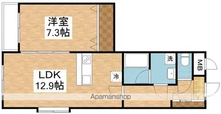 ホポロ大形本町【1階】の間取り
