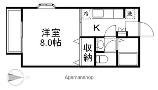 アドミラブールコート【2階】の間取り