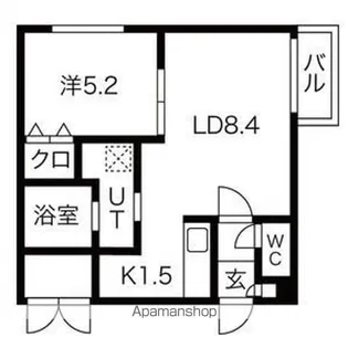 アルシオーネN4【4階】の間取り