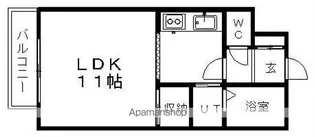 セゾンラメール【4階】の間取り