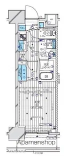 メインステージ鶴見Ⅲ【506号室号室】の間取り