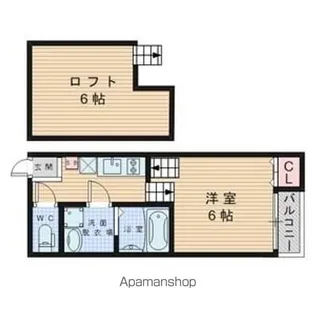 AKALA【2階】の間取り