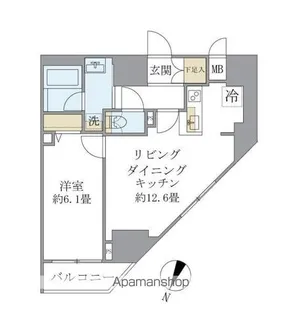 エレミ本蓮沼【13階】の間取り