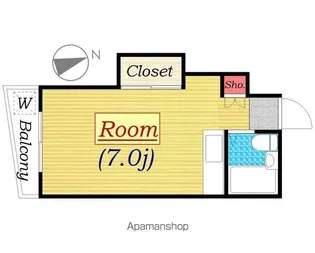 ワイステリア藤倉【2階】の間取り