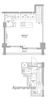 ザ・パークハビオ神泉【5階】の間取り