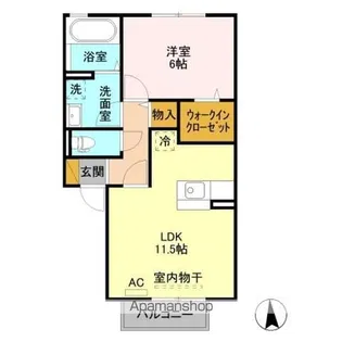 ブランメゾン A【2階】の間取り