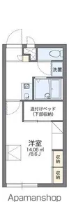レオパレスFITⅡ【1階】の間取り