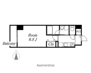 リシュドール名駅南【6階】の間取り