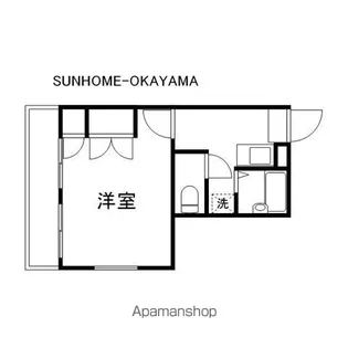 パレスTAKENAMI【1階】の間取り