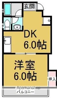 第3記念橋ビルヂング【8階】の間取り