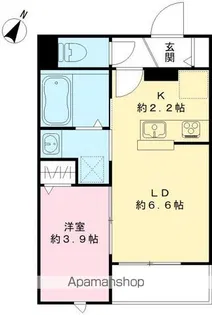パークヴィラ桜木【302号室号室】の間取り