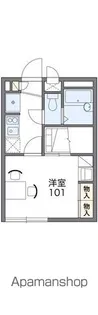 レオパレスサンウィナー【105号室】の間取り