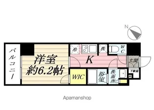 ブランシエスタ浅草千束【9階】の間取り