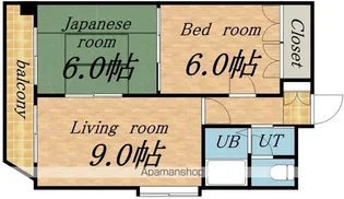 ノースビレッジ本江【10階】の間取り