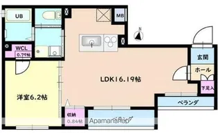 GRAND ETE【4階】の間取り