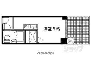 京都今出川レジデンス【404号室】の間取り