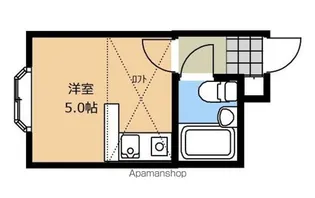 ベルピア上溝2【203号室】の間取り