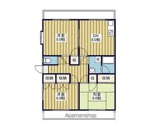 3DKの間取り画像