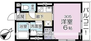 グランテラス稲毛【3階】の間取り