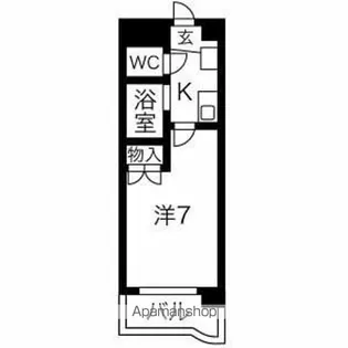 プリオールK【1階】の間取り