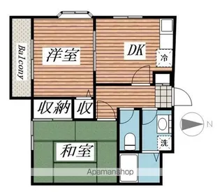 アルカディア EZ【2階】の間取り