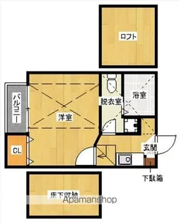 コンフォートベネフィス姪浜11【103号室】の間取り