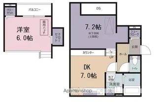 メゾン ド リーヴ【1階】の間取り