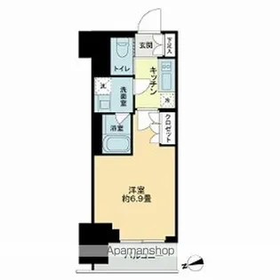 ザ・ライオンズフォーシア鶴見【7階】の間取り