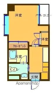 リバティシティ大濠【301号室】の間取り