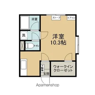 フレンドリー卸町3号館【203号室】の間取り
