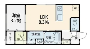 (仮称)GO FUN APARTMENT 矢木【107号室】の間取り