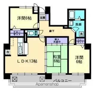 アーバン松浜【2階】の間取り