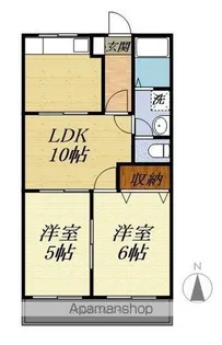 ミルキーWAY【2階】の間取り
