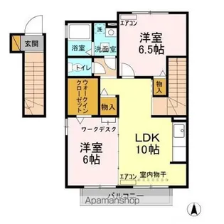 グリーンヴィラ カラビナ R【2階】の間取り