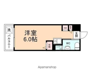 HUハイツ(朋友ハイツ)【206号室】の間取り