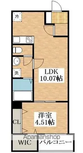 FSTYLE高見の里2号館【1階】の間取り