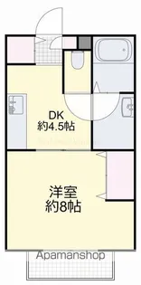 ウヴリール【202号室】の間取り