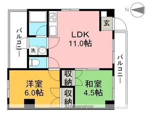 ファミールM【3階】の間取り