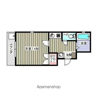 サクシードⅠ【3階】の間取り