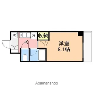 オセオ弁天【6階】の間取り