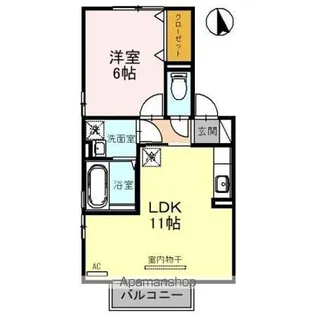 ブルーム【2階】の間取り