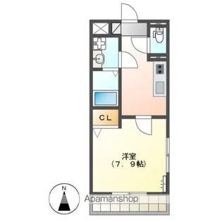 クラルテ【1階】の間取り