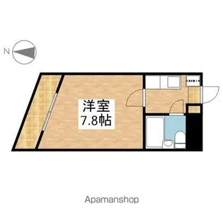 チサトハイツ【5E号室】の間取り