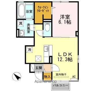 こもれび 参番館【1階】の間取り