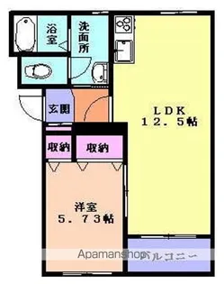 トゥー・ル・モンド月町【3階】の間取り