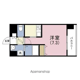 メゾンルージュ玉造EST【3階】の間取り