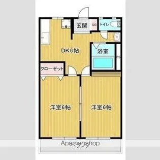 コーポモリ【1階】の間取り