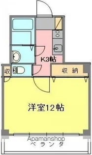 アクアコーポ喜与町Ⅱ【2階】の間取り