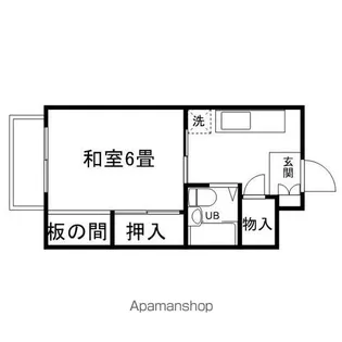 ハイツ柏木パートⅠ【305号室】の間取り