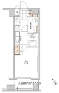 ヒューリック目白【8階】の間取り